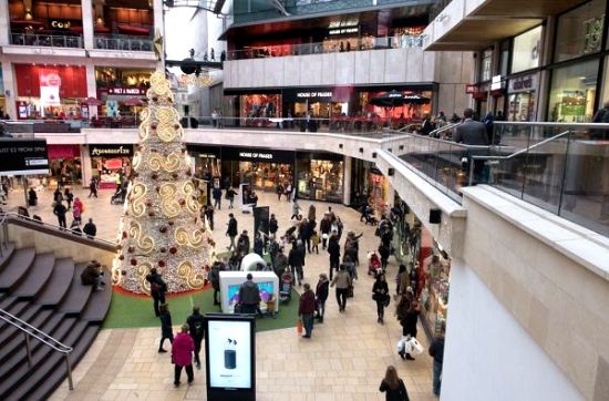 英国大型购物中心。