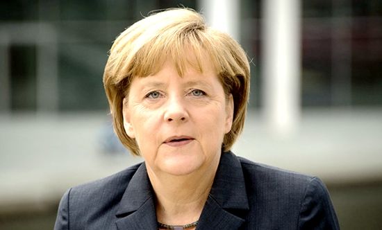 德国总理默克尔。
