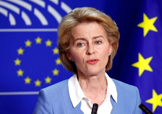 欧盟委员会首任女性主席冯德莱恩。