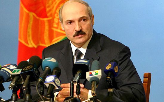 白俄罗斯总统亚历山大·卢卡申科。