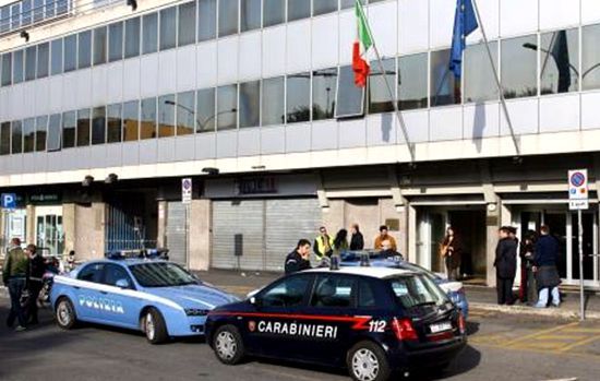 罗马市政府办公大楼被紧急封锁消毒。