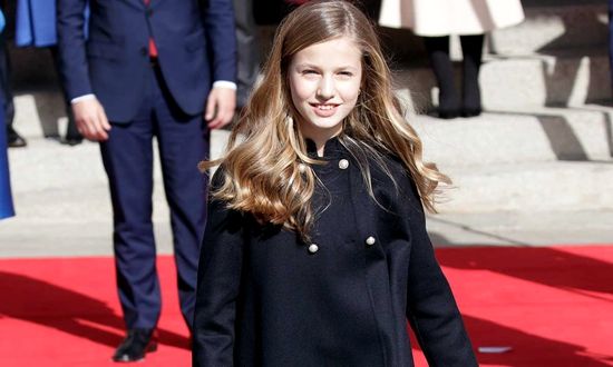 西班牙14岁莱昂诺尔公主 因同学感染病毒接受隔离