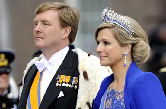 荷兰国王亚历山大和王后马克西玛。