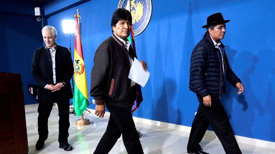 玻利维亚总统莫拉莱斯获墨西哥批出庇护。