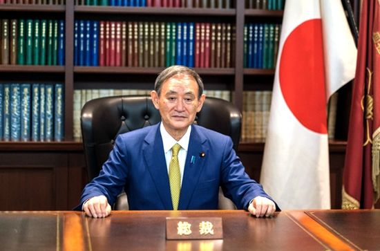 菅义伟获参众两院通过任日本新首相。